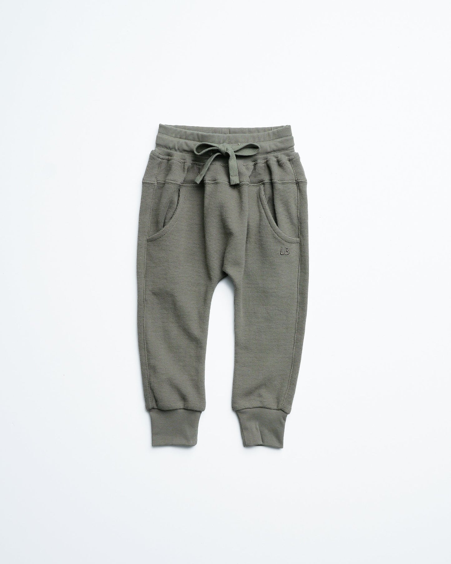 Little Bipsy Waffle Jogger in Green