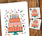 Pico Gretting Card and Temporary Tattoo Sets