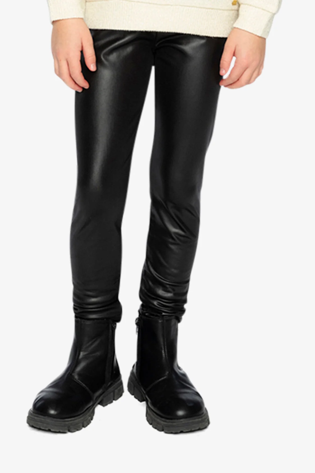 Deux Par Deux Faux Leather Legging