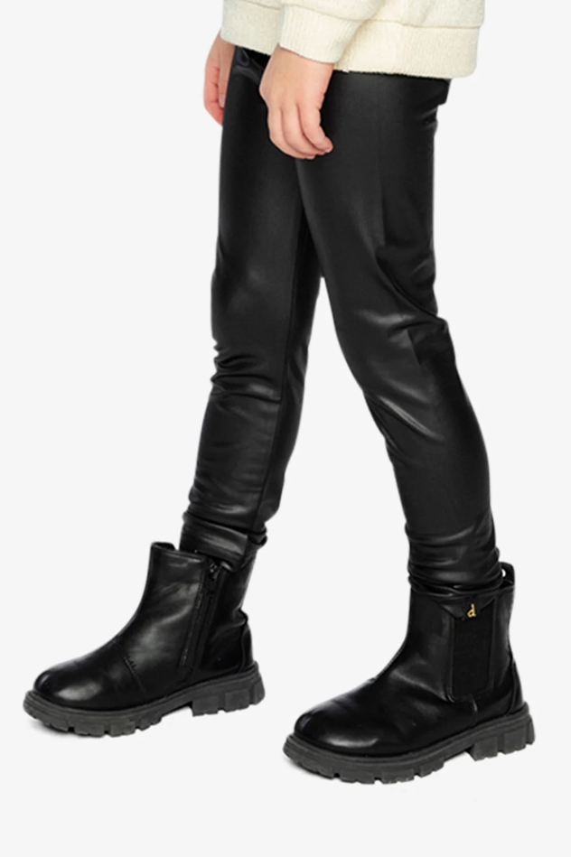 Deux Par Deux Faux Leather Legging