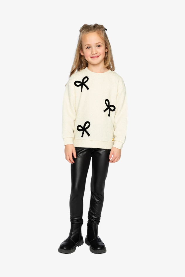 Deux Par Deux Faux Leather Legging