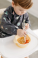 LouLou Lollipop Long Sleeve Bib in Planets
