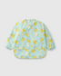 LouLou Lollipop Long Sleeve Bib in Lemon Squeezy
