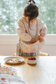 LouLou Lollipop Long Sleeve Bib in English Garden