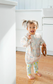 LouLou Lollipop Long Sleeve Bib in English Garden