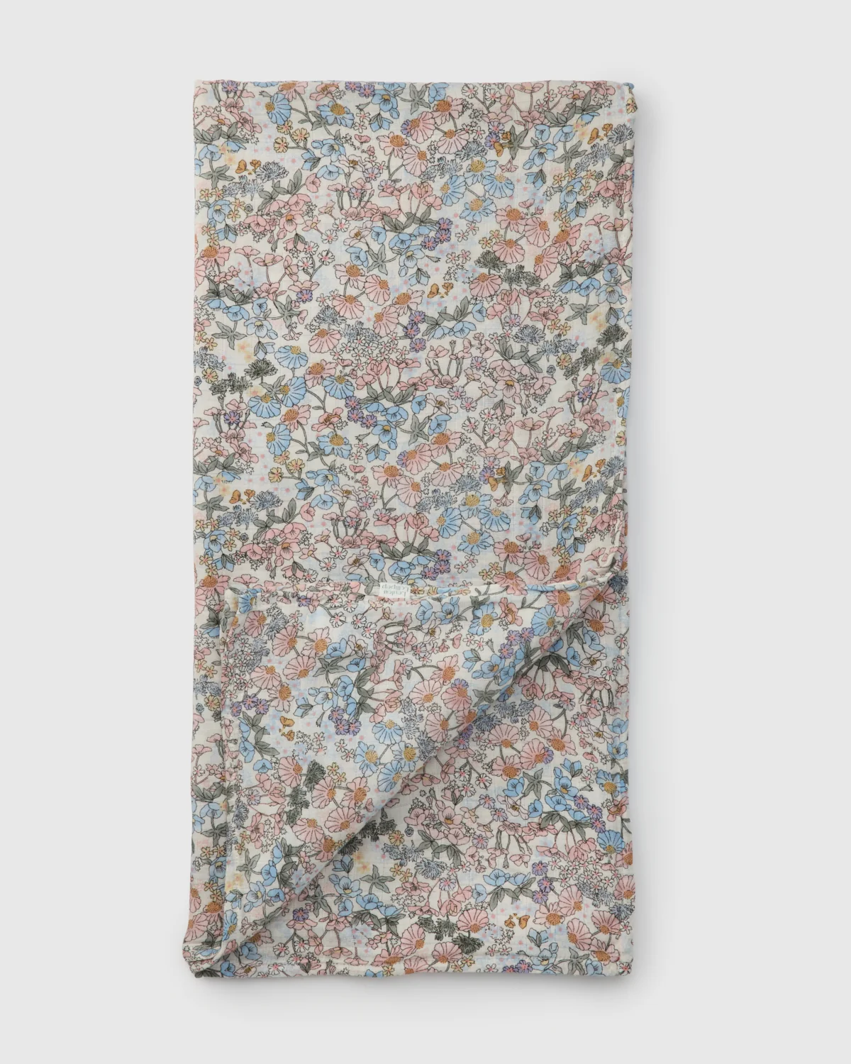 LouLou Lollipop Muslin Swaddle in English Garden
