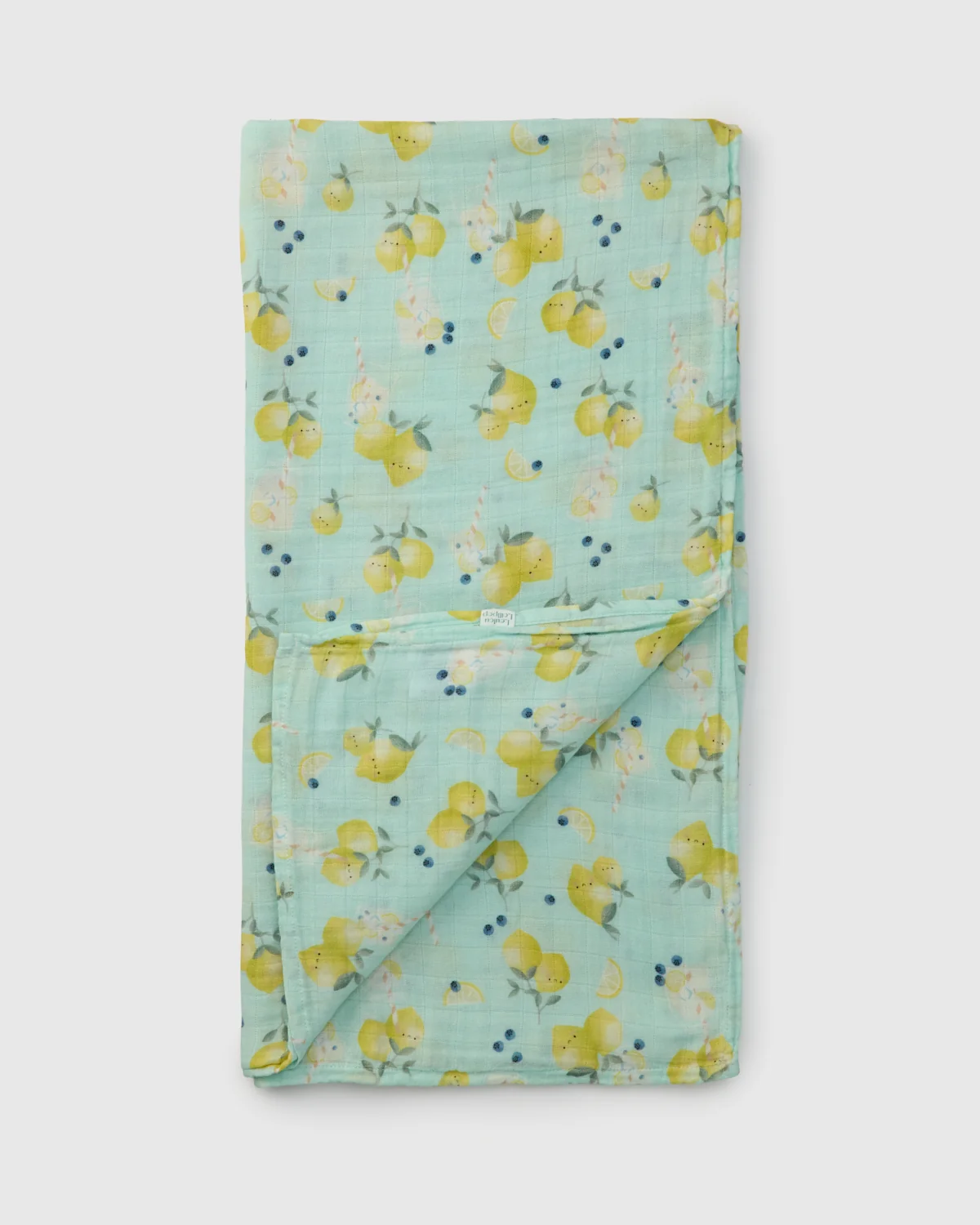 LouLou Lollipop Muslin Swaddle in Lemon Squeezy