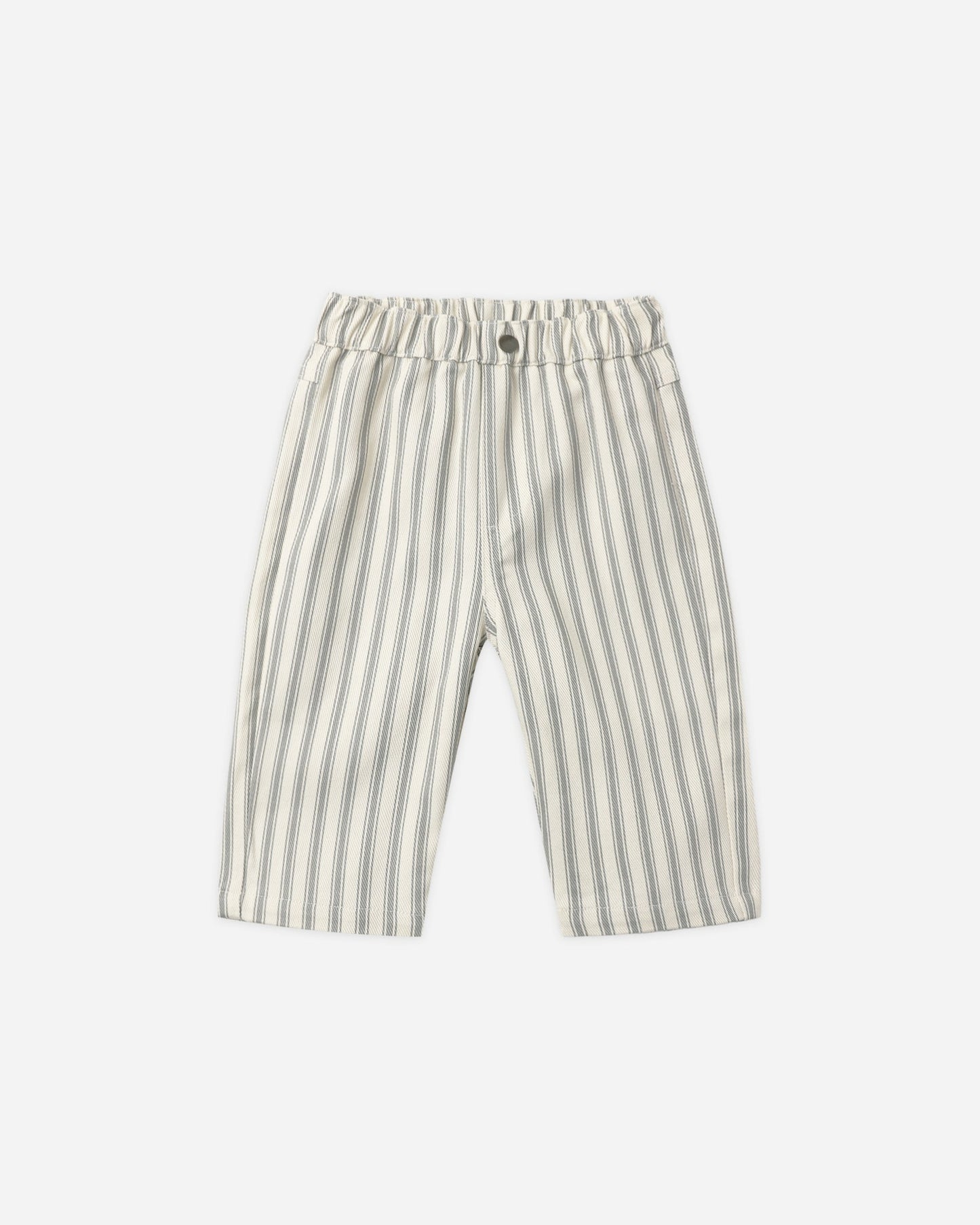 Quincy Mae Grayson Pant in Laurel Pinstripe