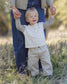 Quincy Mae Long Sleeve Henley Tee in Laurel