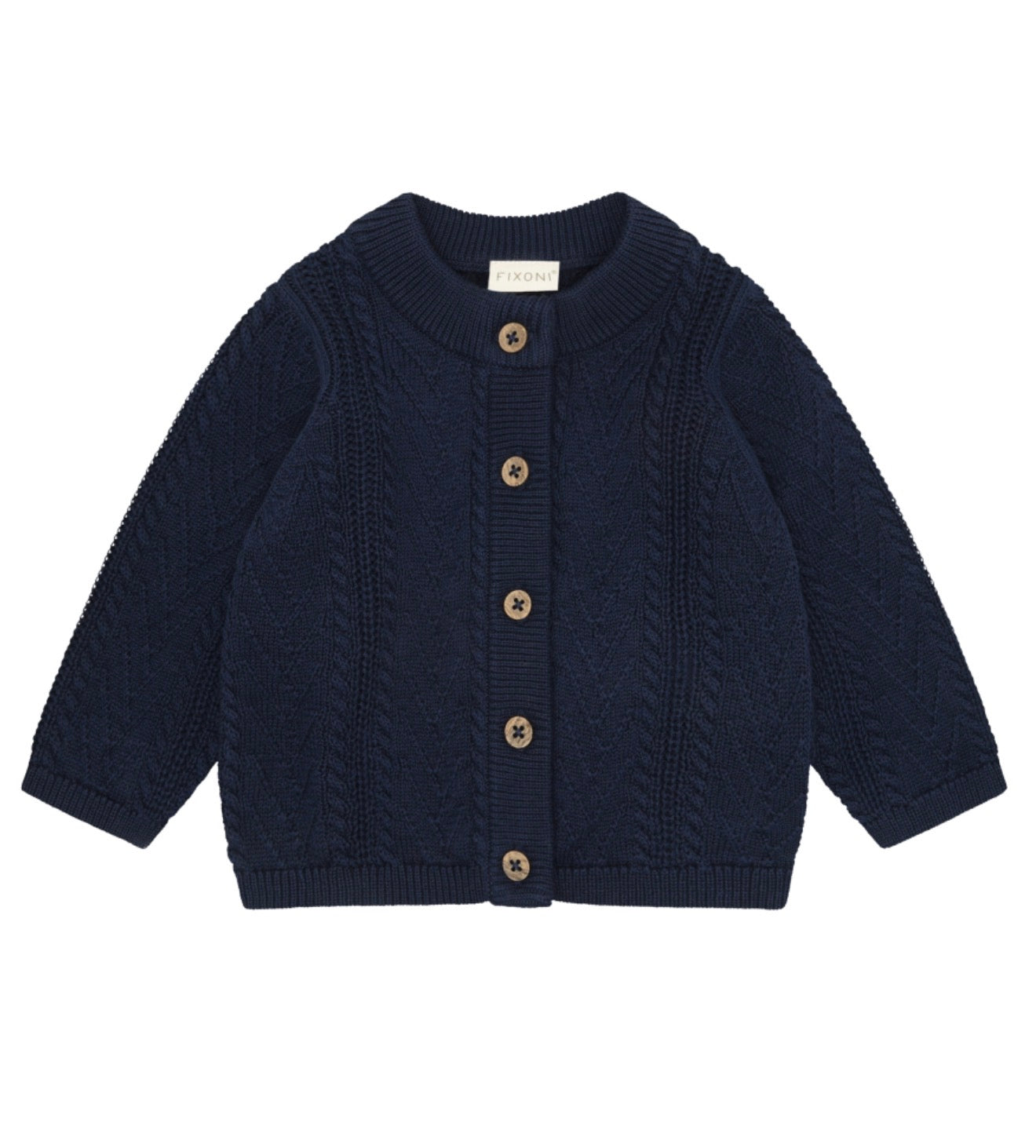 Fixoni Knit Cardigan in Navy
