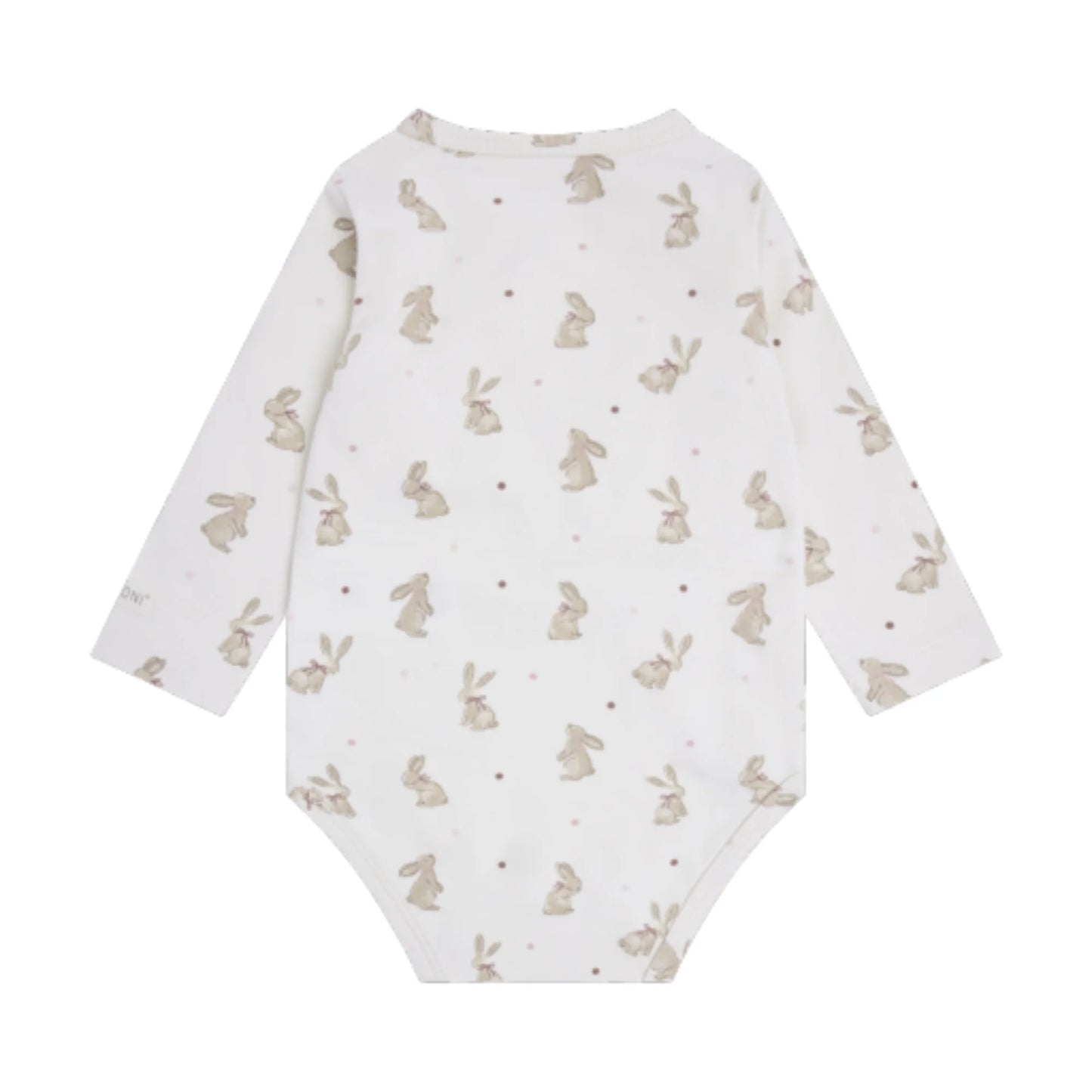 Fixoni Wrap Bodysuit in Pale Lilac Bunny