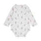 Fixoni Wrap Bodysuit in Pale Lilac Bunny