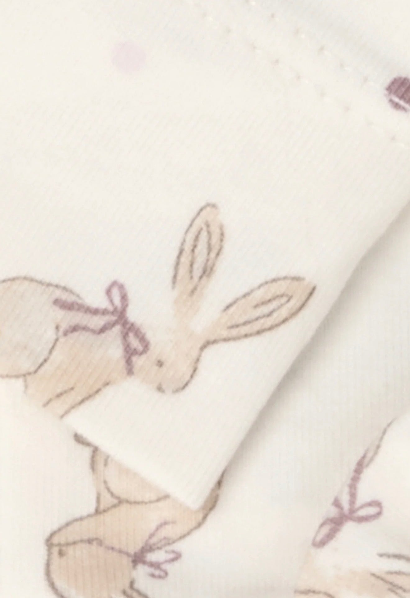Fixoni Wrap Bodysuit in Pale Lilac Bunny