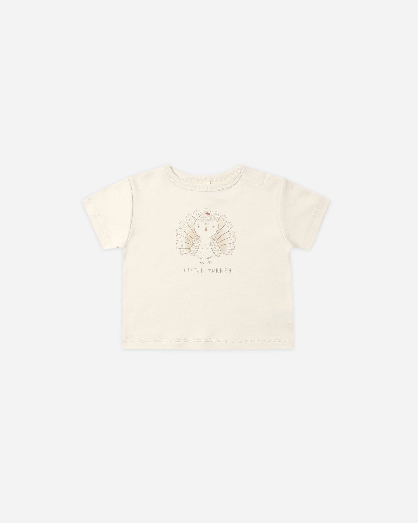 Quincy Mae Boxy Top & Drawstring Pant Set in Little Turkey