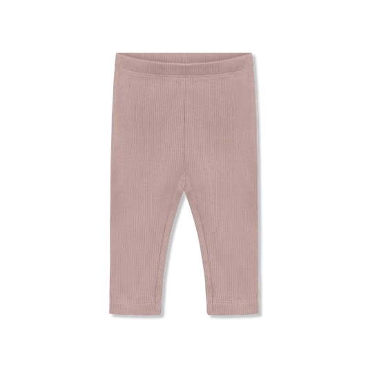 Minymo Rib Legging in Fawn