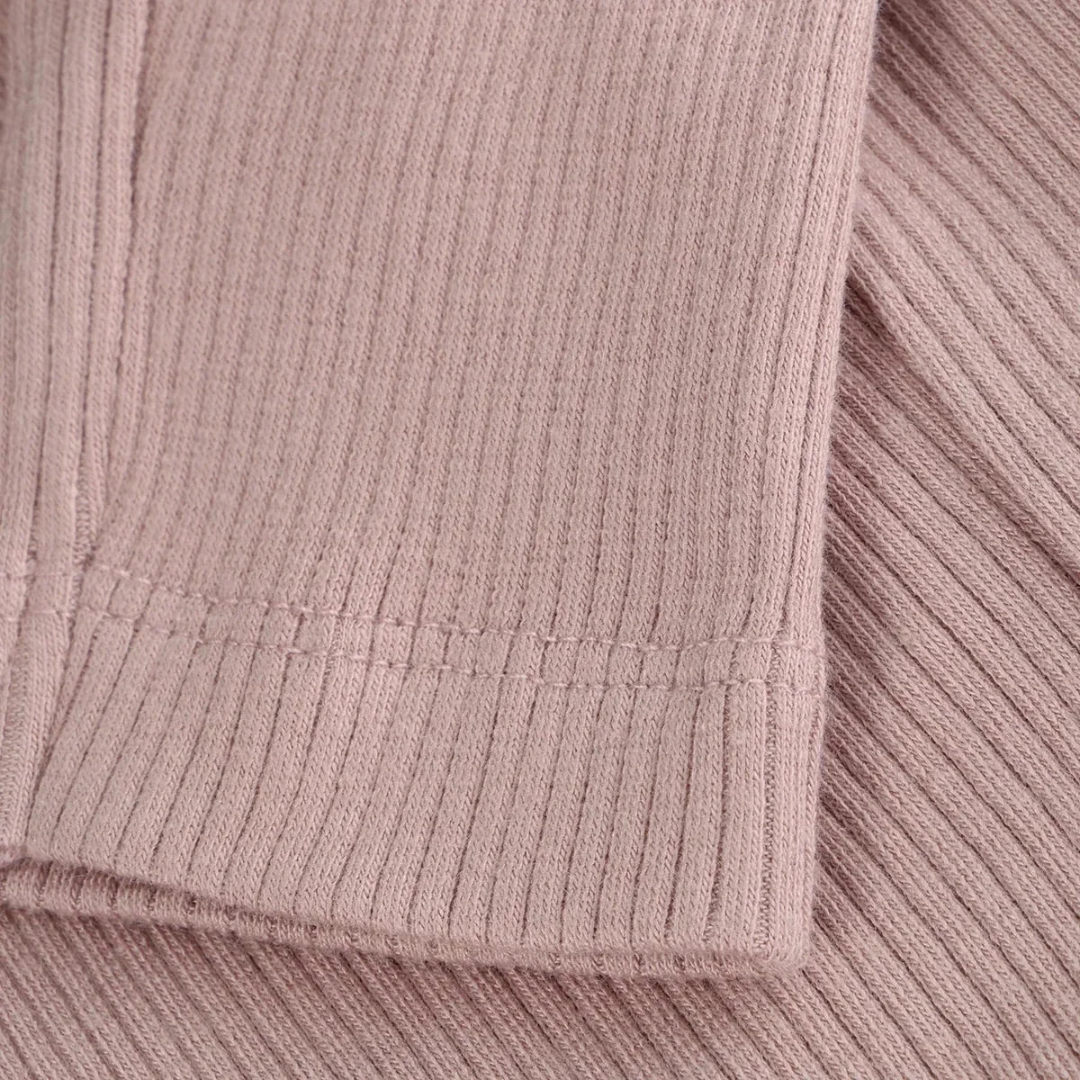 Minymo Rib Legging in Fawn