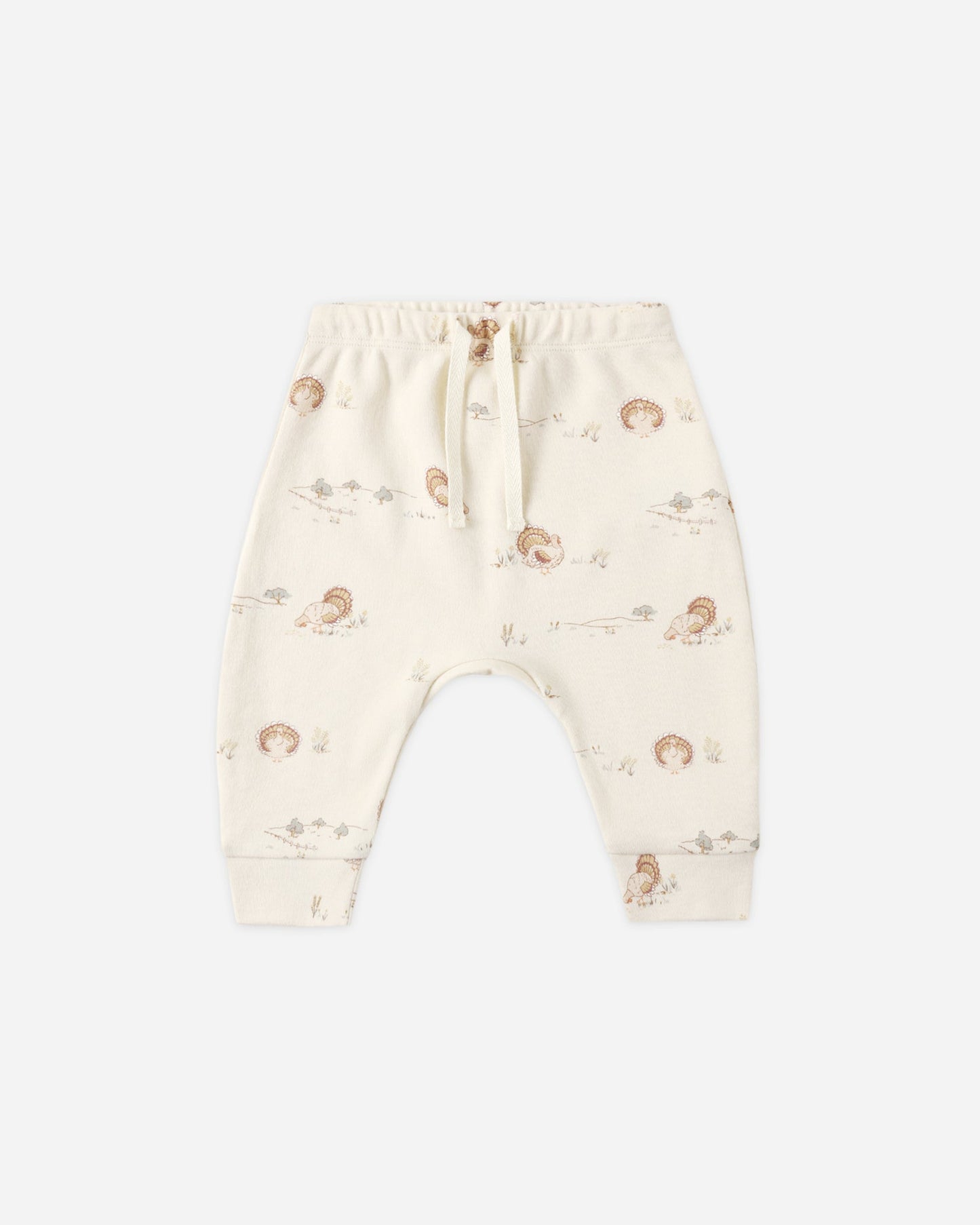 Quincy Mae Boxy Top & Drawstring Pant Set in Little Turkey