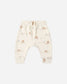 Quincy Mae Boxy Top & Drawstring Pant Set in Little Turkey