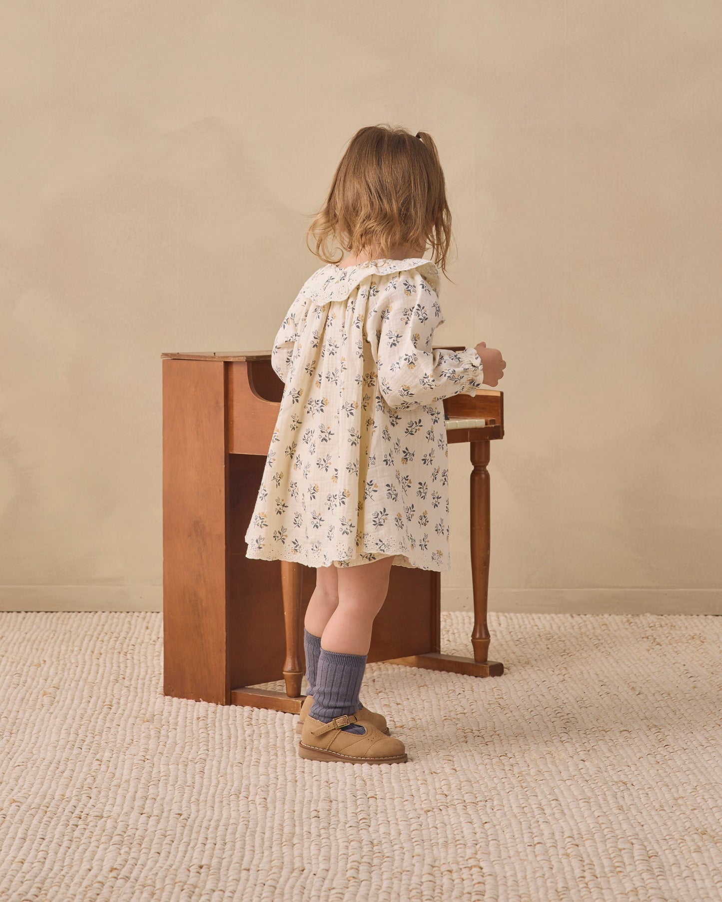 Quincy Mae Long Sleeve Isla Dress in French Floral