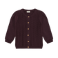 Minymo Knit Cardigan in Huckleberry