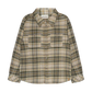 Minymo Button Front Shirt in Feather Grey Check