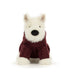 Jellycat Munro Scotty Dog Winter Jumper Outfit
