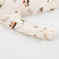 Belan J Bamboo Footed Sleeper in Christmas Trains