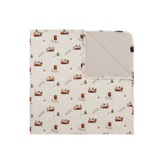 Belan J 1.0 TOG Child Blanket in Christmas Train / Oat