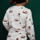 Belan J 2 Piece PJ Set in Christmas Train
