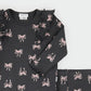 Petit Lem Flared Legging Set in Ribbon Print