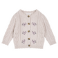 Petit Lem Sweater Knit Cardigan in Blackberry