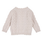 Petit Lem Sweater Knit Cardigan in Blackberry