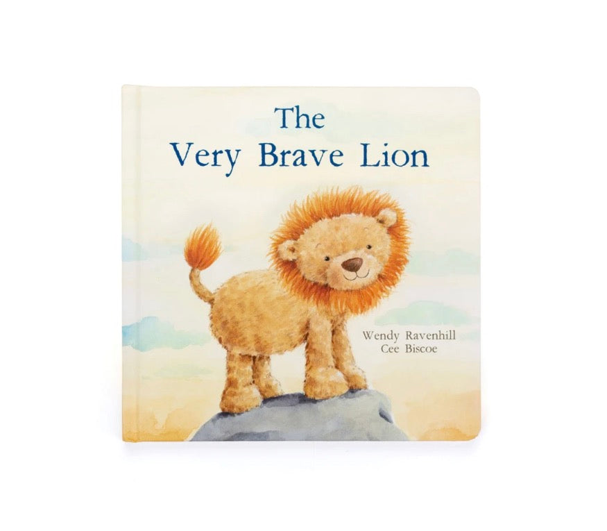 Jellycat The Very Brave Lion Book