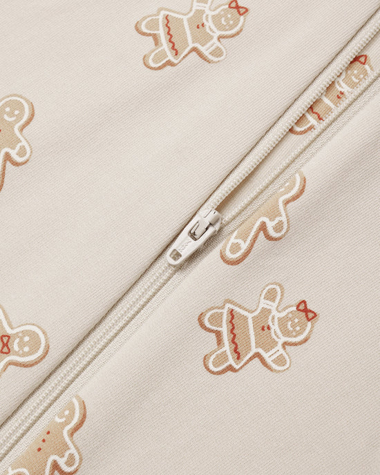 Quincy Mae Hooded Jumpsuit in Gingerbread