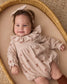 Quincy Mae Wendy Romper in Red Bows