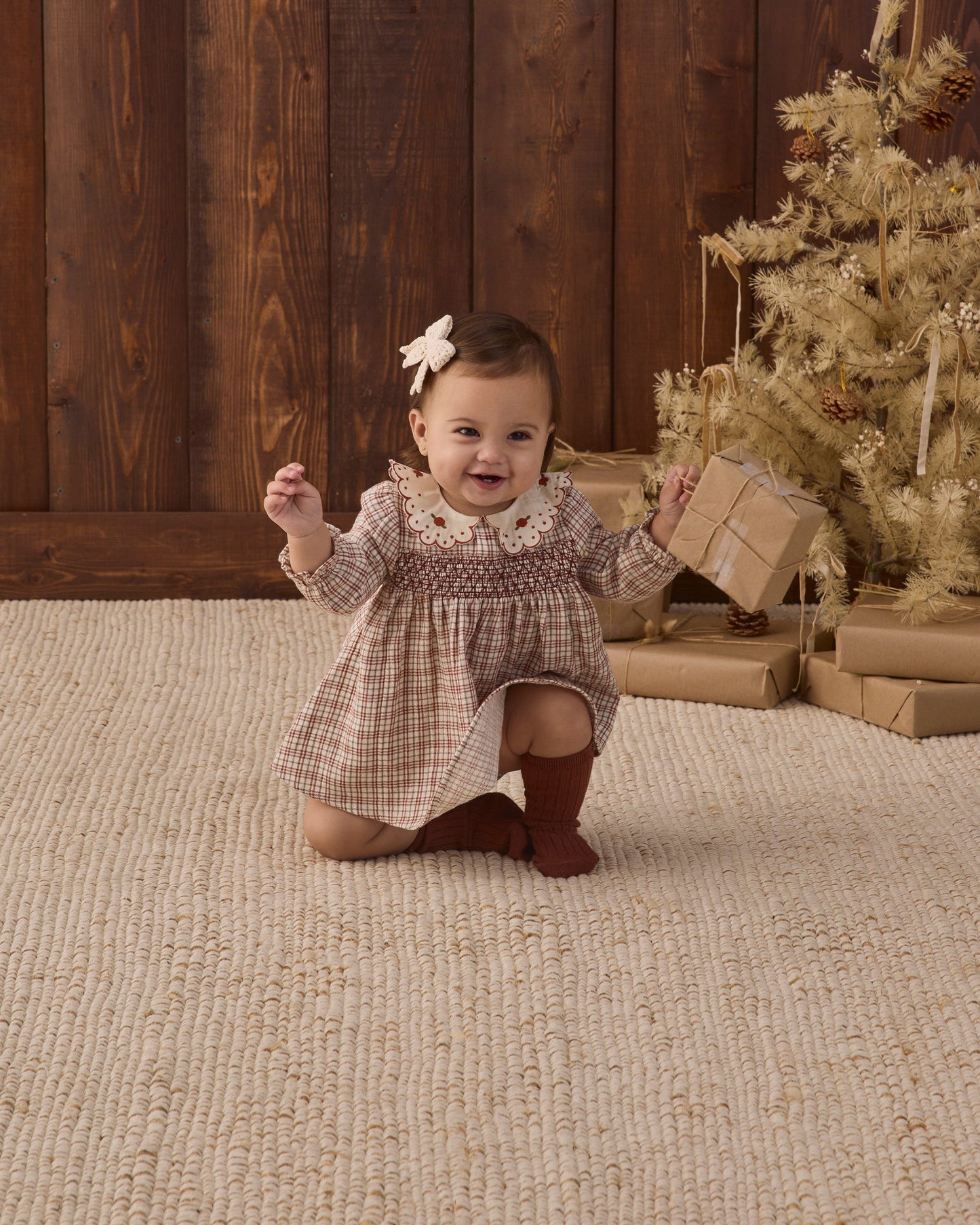Quincy Mae Crochet Bow in Natural