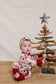 Mebie Baby Ribbed Bamboo Sleeper in Holiday Toile
