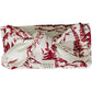 Mebie Baby Ribbed Bamboo Head Wrap in Holiday Toile