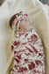 Mebie Baby Ribbed Bamboo Head Wrap in Holiday Toile