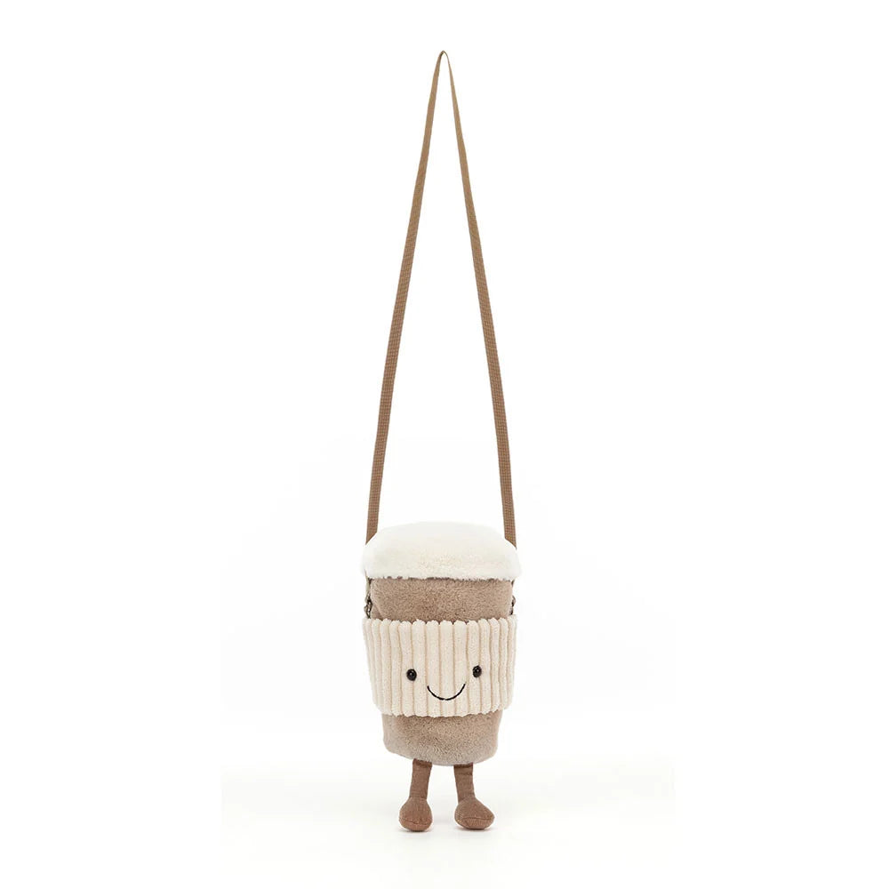 Jellycat Amuseables Perkle Coffee Shoulder Bag