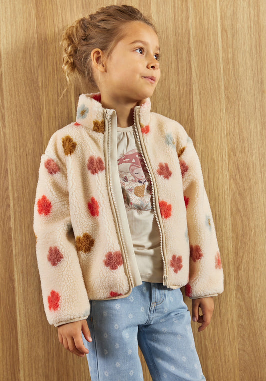 Minymo Teddy Jacket in Floral