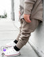 Little Bipsy Waffle Jogger in Mushroom