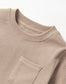 Little Bipsy Waffle Top in Mushroom
