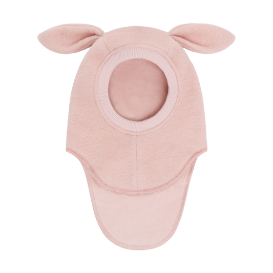 Huttelihut Balaclava with Ears in Rose Smoke