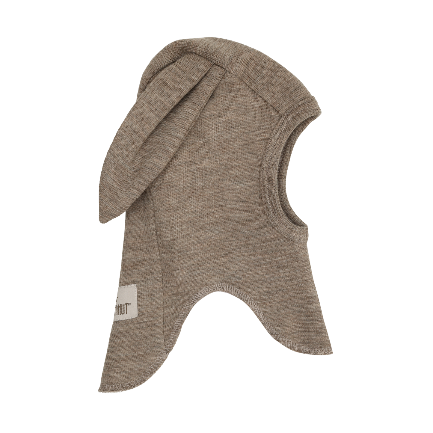 Huttelihut Rib Ears Balaclava in Savannah Melange
