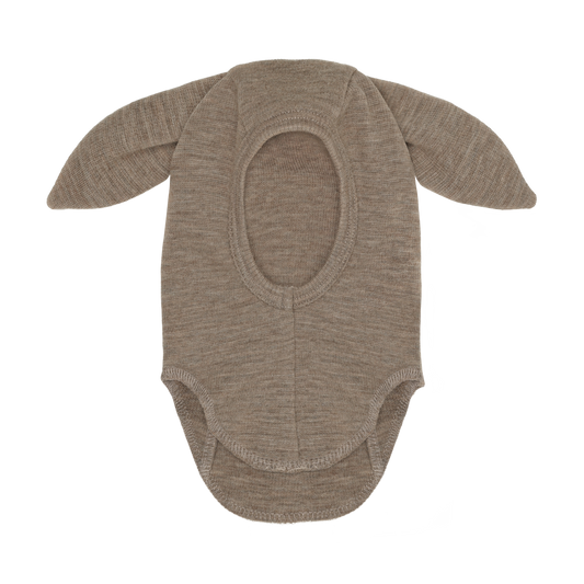 Huttelihut Rib Ears Balaclava in Savannah Melange