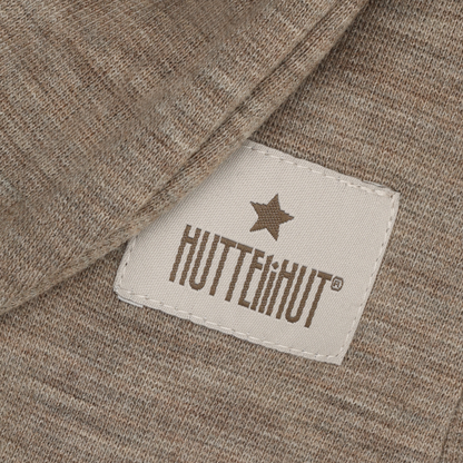 Huttelihut Rib Ears Balaclava in Savannah Melange