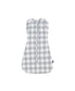 Belan J Convertible Swaddle Sack in Denim Plaid