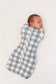 Belan J Convertible Swaddle Sack in Denim Plaid