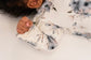 Belan J Knotted Sleep Gown in Frosty Floral